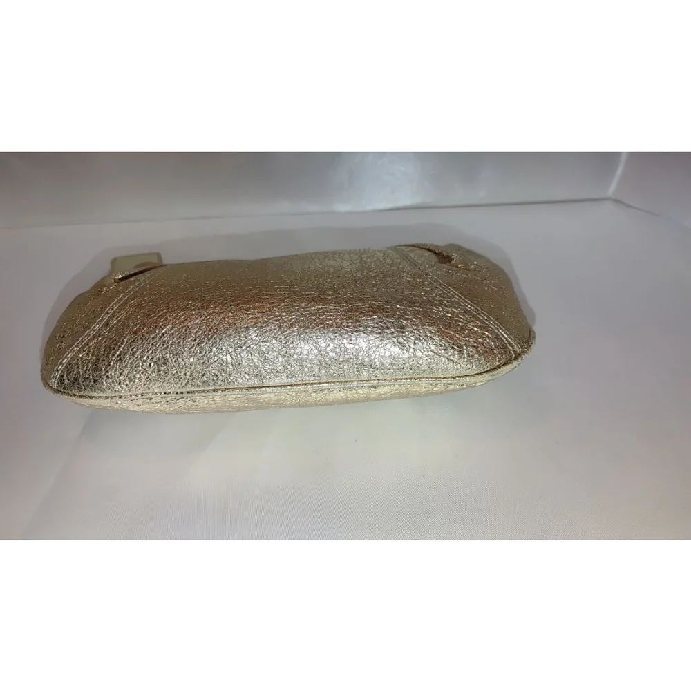 Coach Metallic Gold Zippered Pouch M0869-42536